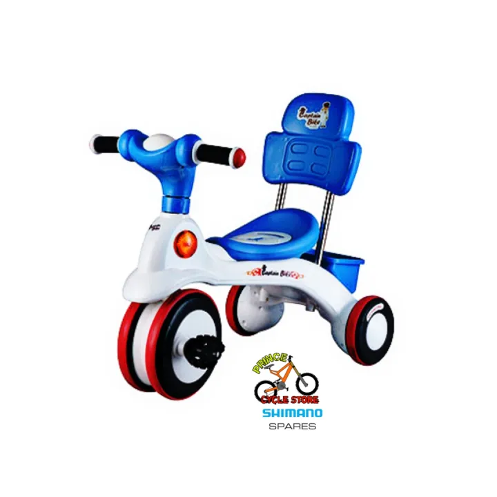 C.aptain Bike B.ooster Pink/Purple/Red/Blue Tricycle for Kids & Baby With Music And Light Prince Cycle Store