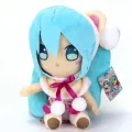 Original Hatsune Miku Doll Christmas Style Hatsune Cos Doll Japanese Anime Take Green Onion Bowknot Hatsune Girl Gift Plush Toy. 