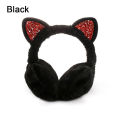 【ALLGOOD】Cute Headband Fluffy Earflap Outdoor Earmuff Ear Warmers Winter Warm Earmuffs Cat Ears for Cold Weather.