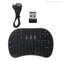 WU 2.4G Wireless Mini Keyboard Remote Control Touchpad Mouse Combo Controller with Receiver for Smart TV TV Box PC IPTTV. 
