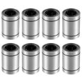 Linear Ball Bearings, 25mm Bore Dia, 40mm OD, 59mm Length (Pack of 8).