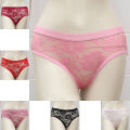 Flower Lace Transparent Seamless Women Panties.
