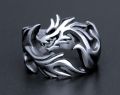 AliExpress zodiac dragon head rings, men's rings, men's domineering vintage jewelry, punk skulls, personality rings. 