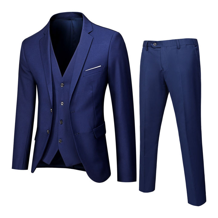 Men%E2%80%99S%20Slim%203%20Piece%20Suit%20Set%20Formal%20Party%20Jacket%20Vest%20Pants%20Sets%20For%20Business%20Wedding%20High%20Quality%20Trendy%20Male%20Blazers%20Set%20-%20Image%204
