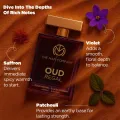 THE MAN COMPANY OUD REGAL Perfume for Man | Long Lasting Bold Oud Perfume | Luxury EDP Fragrance with Saffron & Patchouli | Gift for Him | 100 ml.