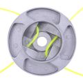 JAERBEE 2X Alloy Head Metal Trimmer Head ,Brush Cutter Replacement Parts Bump Feed Head For Brush Cutter Grass Trimmer. 