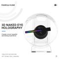 3D NakedEye Holographic Projector Advertising Display Fan, Video Player, 16GB Memory Card. 