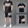 Black Combo  T-Shirt And 2 Quarter Pant For Men... 