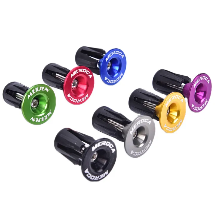 2Pcs%20Bike%20Bar%20End%20Plugs%20Aluminum%20Road%20Bicycle%20Grip%20Anti-slip%20Firm%20Handlebar%20Caps%20-%20Image%205