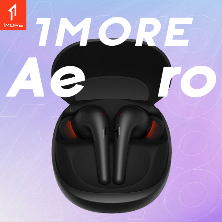 1MORE AERO Spatial Audio ES903 Bluetooth 5.2 Headphones Hybrid ANC Noise Canceling Earbuds 6 Mic 28H Playtime Wireless Charging