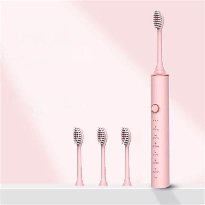 Driyau%206%20Modes%20Sonic%20Electric%20Toothbrush%20Induction%20USB%20Rechargeable%20Ultra%20Sonic%20Smart%20Timer%20Automatic%20Tooth%20Brush%20+%204%20Heads%20-%20Image%203
