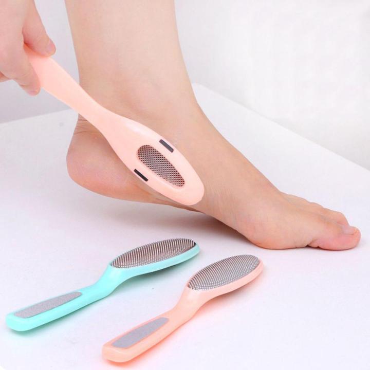 Metal Foot Scrubber Dead Skin Callus Remover Pedicure Tool - Multicolor