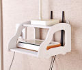 New High Quality PVC Tarpaulin Double Layer Wall Mounted Shelf Stand for Wifi Modem Router.