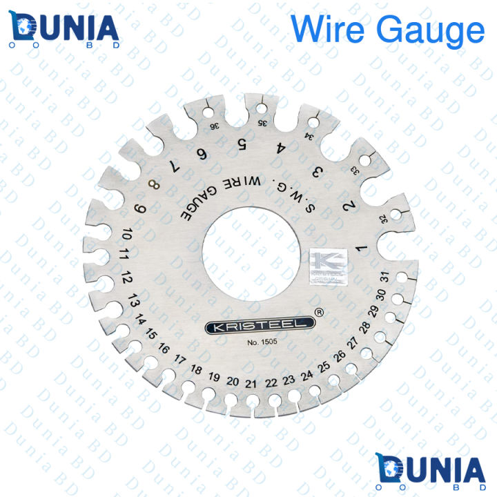 Kristeel Precision Measuring Wire Gauge Round Instrument 1Pcs