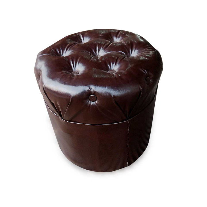 Artificial%20Leather%20Low%20Stool,%20Filled%20with%20Elastic%20Foam%20For%20Living%20Room,Bedroom,Dressing%20Table%20By%20FurniZone%20-%20Image%203