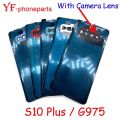 AAAA Quality 6.4 Inch For Samsung Galaxy S10 Plus G975 Back Battery Cover With Camera Lens Housing Case Repair Parts.