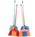 Plastic Broom Wails Cleaning Broom Long Metal Handle Floor Sweeper. 