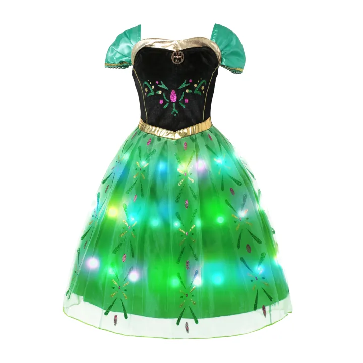 Festival%20luminous%20ball%20ceremony%20nto%20Halloween%20dress%20cosplay%20Princess%20Ariel%20girl%20LE%20Disney%20girls%20evening%20D%20light%20Frozen%20Elsa%20Ann%20Actor%20Enca%20costume%20-%20Image%203