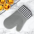 Non-slip Oven gloves Versatile Anti-burn Silicone gloves Heat resistant High temperature resistant Kitchen tools for Cooking. 