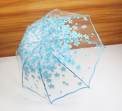 Thickening%20Transparent%20Three%20Fold%20Rain%20Umbrella%20Japanese%20Cherry%20Blossom%20Plastic%20PVC%20Clear%20Falbala%20Umbrellas%20Women%20parapluie%20-%20Image%206