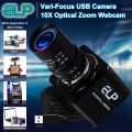 1080P Webcam Full HD CMOS OV2710 High Frame Rate Manual Zoom Varifocal CS Lens Security Mini Usb Camera for Live Video Streaming.