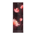 Whirlpool Fresh Magic Pro 236L Glass Door Floral X Frost Refrigerator (Red) with Free Delivery. 