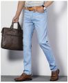 2019 Summer New Men blue/Light Jeans Business Casual Stretch Slim Denim Jeans Light Blue Trousers Male Brand Pants Plus Size. 
