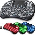Mini Wireless Keyboard With Touch Pad & Backlit-Rgb - Keyboard. 