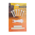 Full Set Acoustic Guitar Bridge Pins, Saddle And Nut with String remover. 