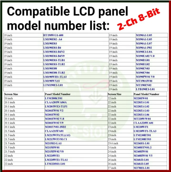 LVDS%202Ch%208bit%2030%20Pin%20Right%20Power%20Clip%20Hook%20System%20for%201920x1080%201440x900%201600x900%201920x120%20resulation%20-%20Image%203