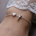 Love Heart Bracelet For Women Personality Design Letters Bracelet Gift Cologo. 