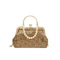 Sequins Beaded Bridal Clutch For Women Evening Bag Prom Shiny Small Purse Fashion Handbag Banquet Bag Cocktail Party Clutch 2024.