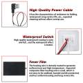 11 in 1 Clothes Heating Pad USB Charge Electric Vest Jacket Heating Sheet 3 Gear Zoned Double-switch Padded Jacket Heating Sheet-8pcs With switch. 