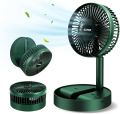 Rechargeable Portable Folding Fan Mini Desktop Air Fan 3 In 1 Camping Portable Battery Fan 3 Speeds, Camping, Outdoor and Office, 6.5-Inch Small Desktop Fan High B-attery Life By Exotic Wholesale Mart. 