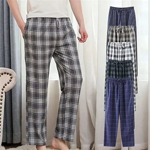 Premium%20Cotton%20Fabric%20Check%20Trouser%20-%201Pcs%20-%20Joggers%20For%20Men%20-%20Image%202