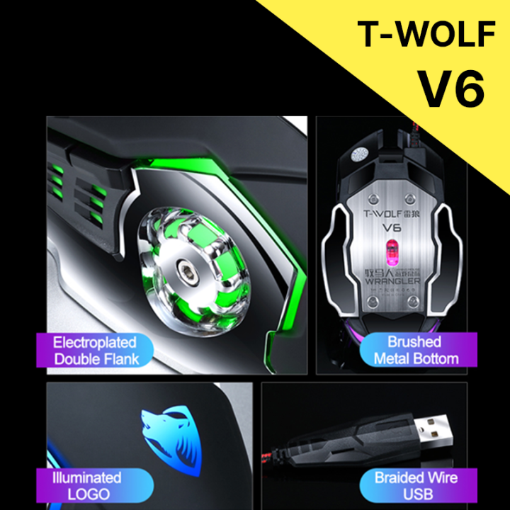 Gaming%20Mouse%20With%20Lighting%20TWolf%20V6%20illuminated%20Wired%20Mouse%20For%20Gaming%20PC%20Laptop%20Computer%20Desktop%20Black%20RGB%20Mouse%20For%20Gamers%206%20Button%20Mouse%20With%20DPI%20-%20Image%208