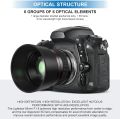Lightdow 85mm F1.8 Medium Telephoto Manual Focus Full Frame Portrait Lens for Sony Nikon Canon EOS 600D 550D 700D 6D 7D Camera. 