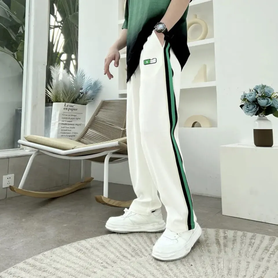 Trendy striped pants sales