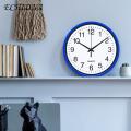 Noiseless Wall Clock Large Number Silent Wall Clock for Home Office Decoration 8 Inch Round Hang Clock. 