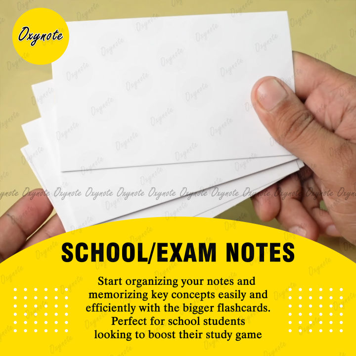 OXYNOTE%203%20x%205%20inches%20Index%20Flash%20Cards%20-%2050%20Cards%20-%20Suitable%20for%20Exam%20Preparation,%20Cheat%20Sheets,%20Short%20Notes,%20Syllabus%20Revision%20-%20Image%205