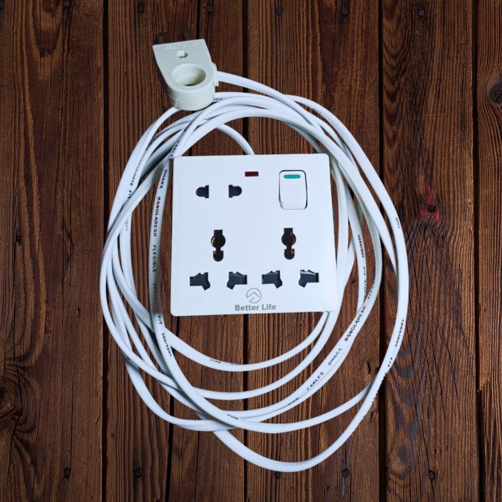 Handmade%20Multiplug%208%20Pin%20/%203%20Port%20With%20Socket%20And%2040/76%20Dubble%20Cover%20Copper%20Cable%20-%20Remote%20Control%20Switch%20-%20Image%202