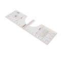 T Shirt Ruler PVC Accurate Scale Tshirt Alignment Tool For Designer DGD.
