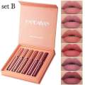 Handaiyan 6 Pieces Matte Liquid Lipstick Set - B. 