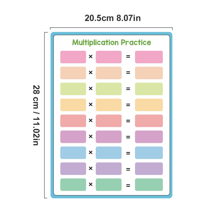 Dry%20Erase%20Division%20Multiplication%20Chart%20Practice%20Board%20Double%20Sided%20Times%20Table%20Math%20Manipulative%20for%20Kids%20Student%20Teaching%20Aids%20-%20Image%204