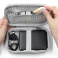 BOONA Portable Storage Box Waterproof Storage Bag for 2.5-Inch Mobile Hard Drive Power Supply USB Drive Data Dable Headset Black. 