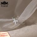 （New）Carat Finger Ring Eye-catching Female Butterfly Ring Jewelry Acceorie. 