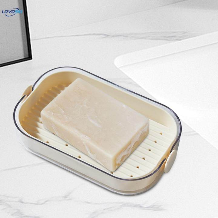 Soap Dish Holder Lightweight Soap Plate for Home Bathroom Countertop