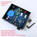 Rod Rain Audio DA10 Audio Decoder Bluetooth Headphone Amplifier Dual ES9038Q2M DAC QCC5125 LDAC Amanero USB Card DSD512 TPA612A2. 