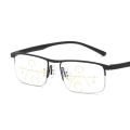 Progressive multi-focus reading glasses for Men Women anti-blue light near Far reading glasses anti-radiation metal Gafas. 
