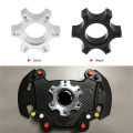 70mm Steering Wheel Adapter Plate for Thrustmaster T300RS -Ferrari 599 P310/R383 14 Inch Steering Wheel Silver. 